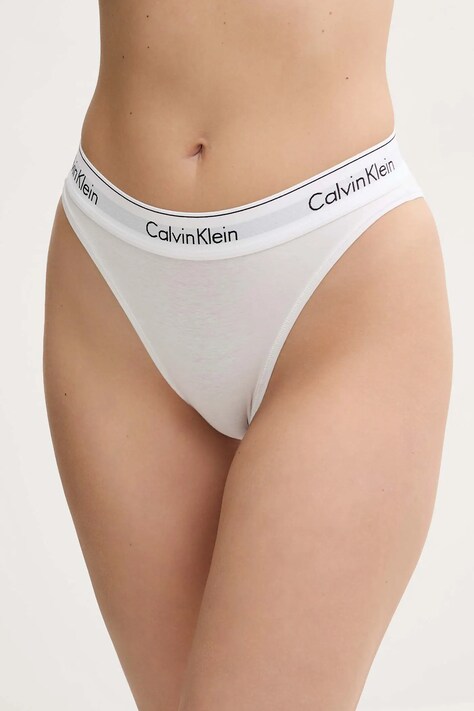 Calvin Klein Underwear chiloti culoarea alb, LV00QF8319