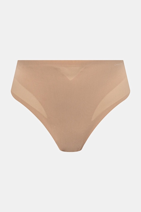 Calvin Klein Underwear stringi modelujące kolor beżowy LV00QF8165