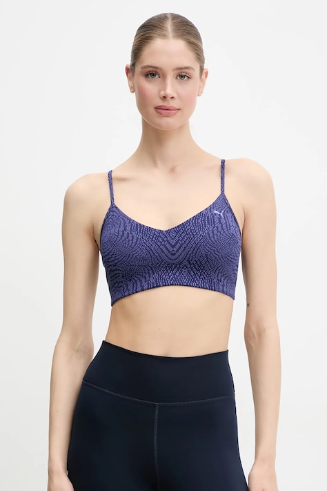 Αθλητικό σουτιέν Puma Move Cloudspun χρώμα: μπλε, 526691