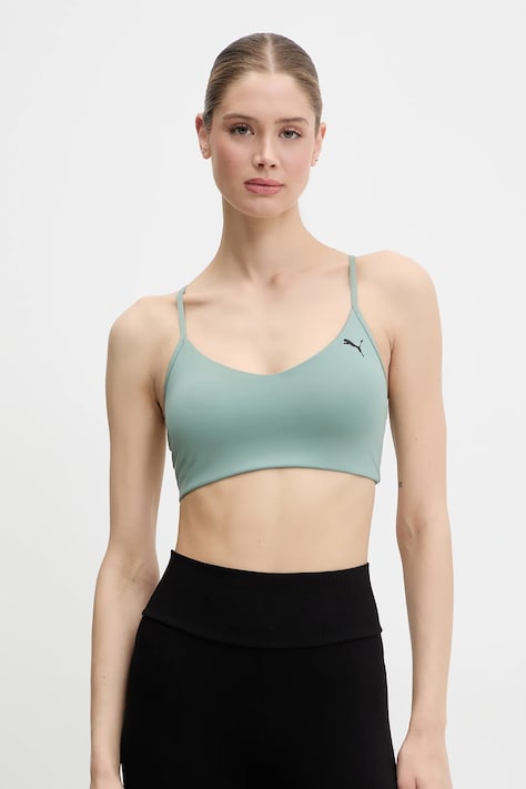 Спортивный бюстгальтер Puma Move цвет зелёный однотонный 526860