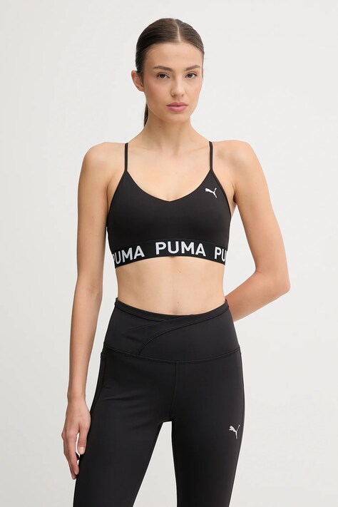 Puma biustonosz sportowy Move Strong kolor czarny 527140