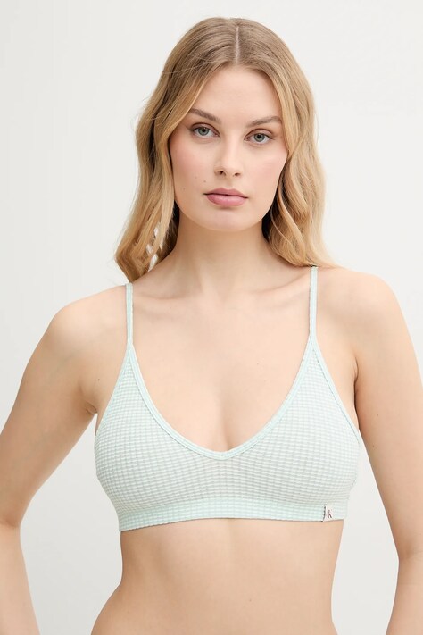 Calvin Klein Jeans melltartó zöld, sima, J20J225305
