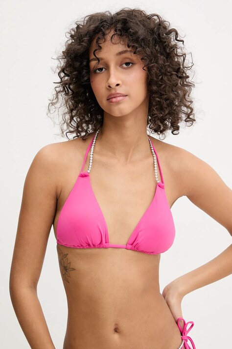 Guess bikini felső rózsaszín, enyhén merevített kosaras, E5GJ10 MC040