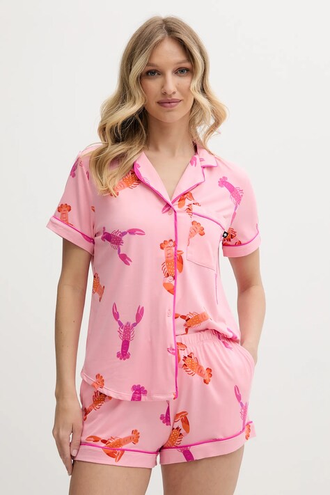 Πιτζάμα Kate Spade χρώμα: ροζ, KSI12749