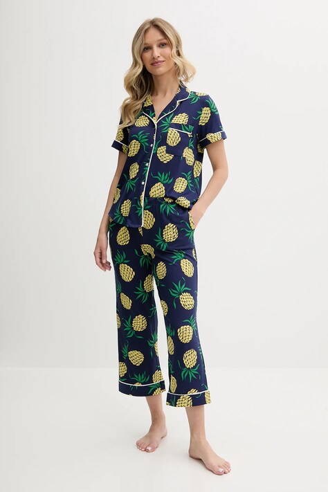 Pyžamo Kate Spade dámské, tmavomodrá barva, KSI92749