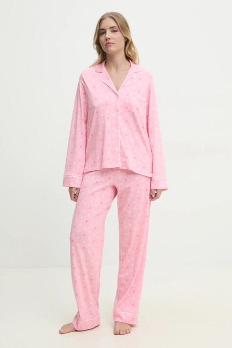 Pyžamo Dkny růžová barva, YI80042