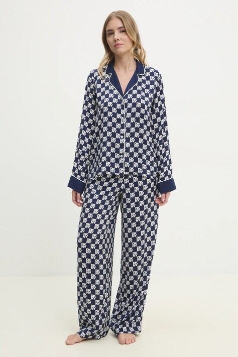 Піжама Dkny жіноча колір синій YI90045