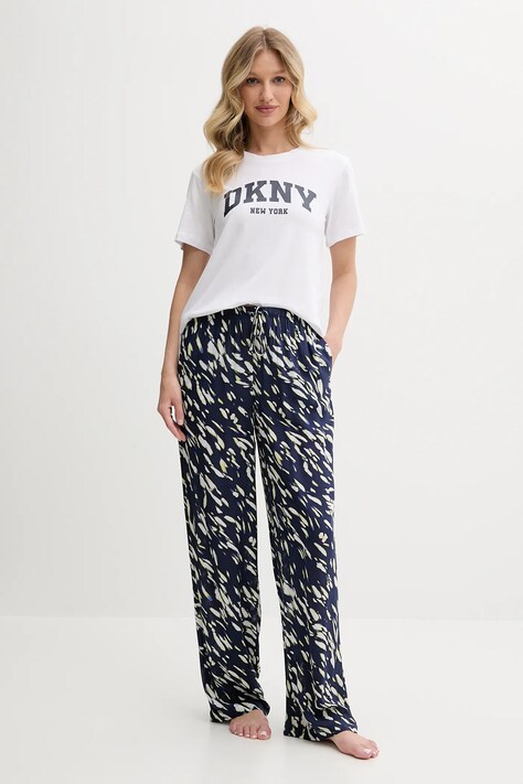 Pyžamo Dkny dámské, tmavomodrá barva, YI70052