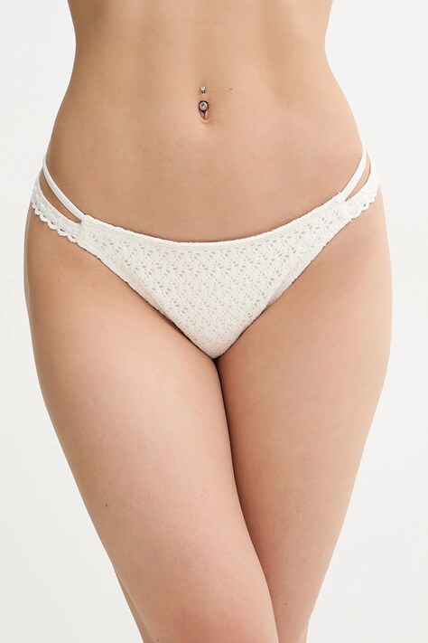 Hollister Co. chiloti de baie culoarea bej, KI311-5033