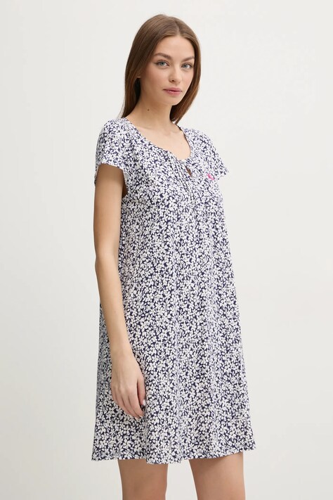 Νυχτικό Lauren Ralph Lauren χρώμα: ναυτικό μπλε, ILN22401