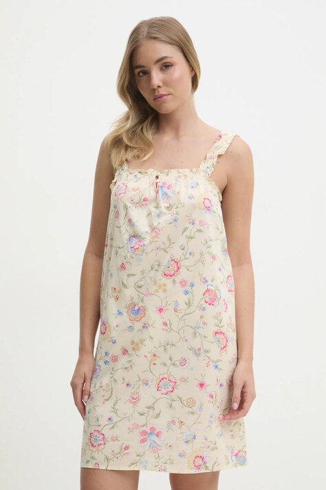 Нощница Lauren Ralph Lauren дамска в бежово ILN22411