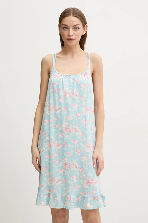 Νυχτικό Lauren Ralph Lauren χρώμα: τιρκουάζ, ILN62407