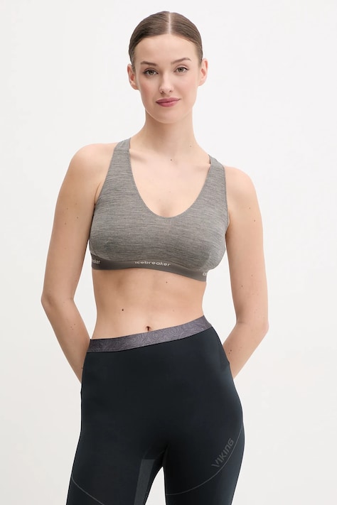 Icebreaker lenjerie functionala Merino Blend 125 Cool-Lite Sprite culoarea gri, IB0A57240131