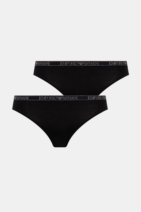 Emporio Armani Underwear figi 2-pack kolor czarny EW000403 AF10889