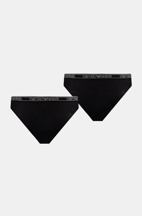 Emporio Armani Underwear chiloti 2-pack culoarea negru, EW000403 AF10889