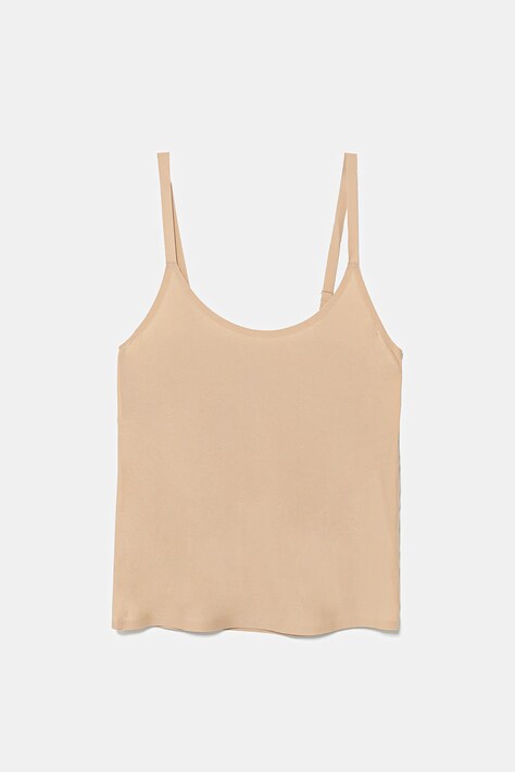 Modelovací top Chantelle SOFT STRETCH béžová barva, C10620.0WU