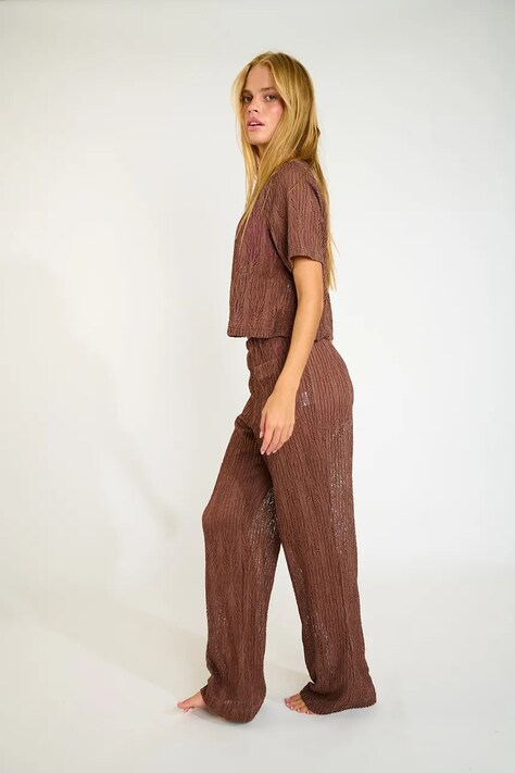 Пляжні штани Banana Moon Beachsoul — SS25-BID1PL, коричневий — фото 3
