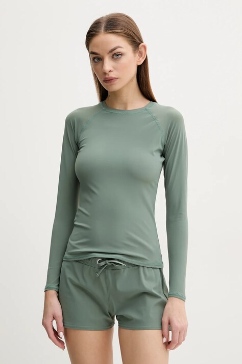 Banana Moon longsleeve de baie Print culoarea verde, OOHLA.PRINT