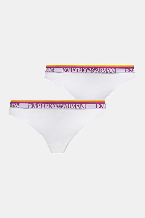 Emporio Armani Underwear chiloti 2-pack culoarea alb, EW000403 AF10883