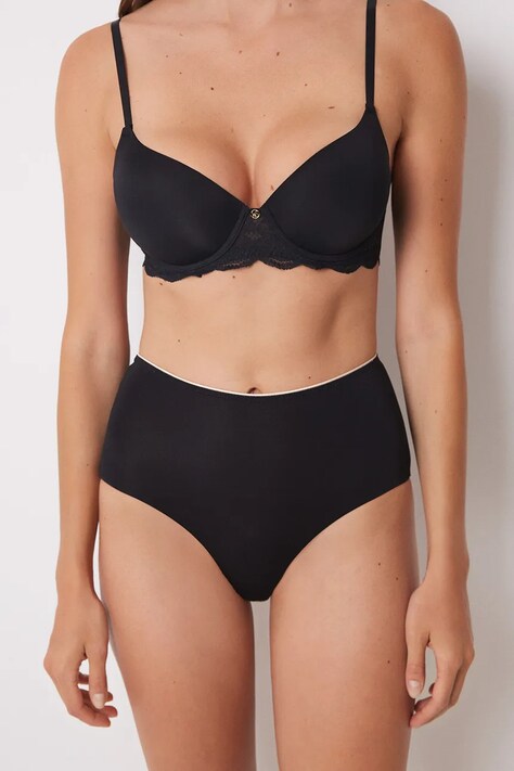 women'secret figi wyszczuplające kolor czarny 6570001