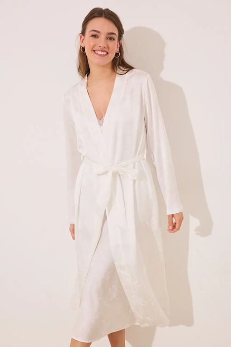women'secret szlafrok kolor biały 2539003