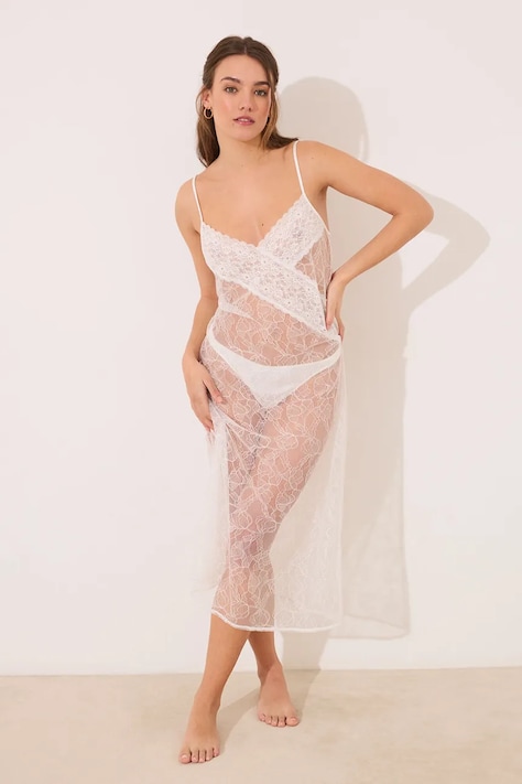 women'secret hálóruha női, fehér, csipkés, 3419156