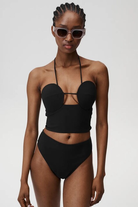 Undress Code chiloți de baie Naomi Bikini Bottom culoarea negru, 933