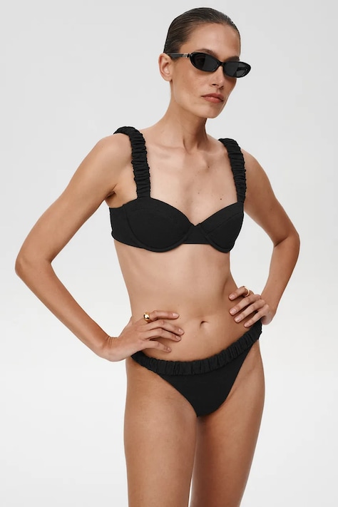 Undress Code bikini alsó Girlish Charm Bikini Bottom Plain fekete, 786