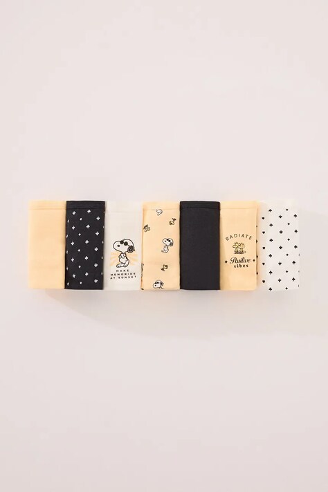 Kalhotky women'secret 7-pack žlutá barva, 4939013