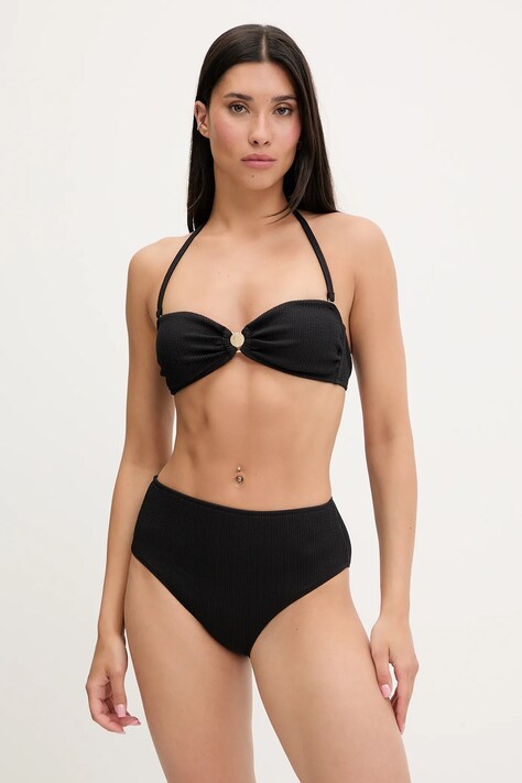Emporio Armani Underwear kétrészes fürdőruha fekete, enyhén merevített kosaras, EW000806 AF12193