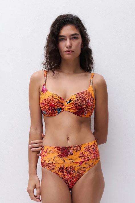 Chantelle biustonosz kąpielowy ICON kolor niebieski miękka miseczka C16VM0