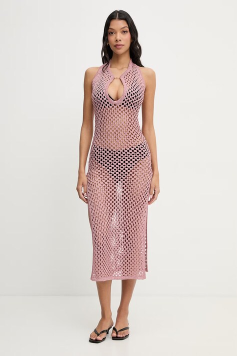 Chantelle sukienka plażowa damska METALLIC różowa C22RW0