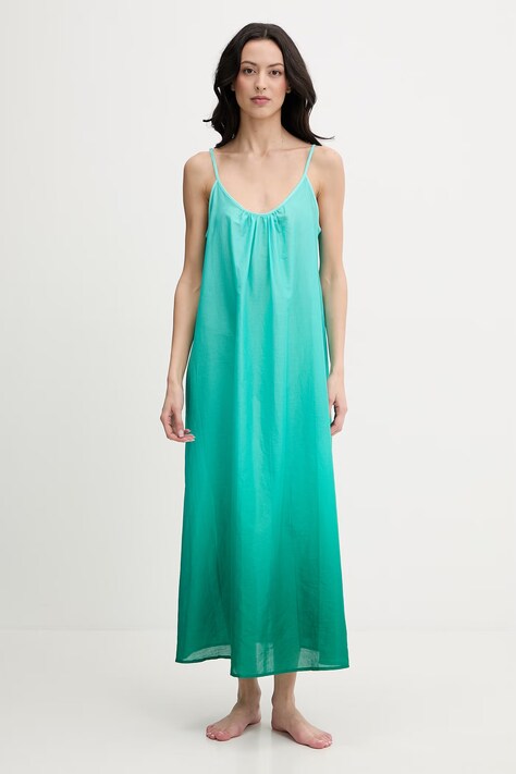 Chantelle sukienka plażowa bawełniana AURORA kolor fioletowy C16YW1