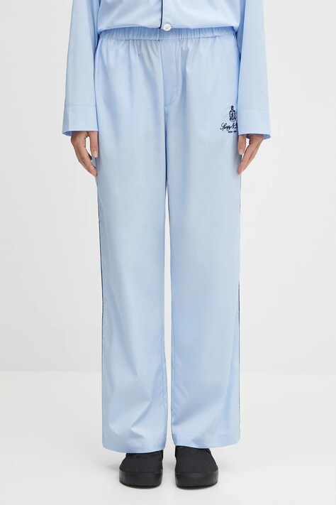 Піжамні бавовняні штани Sporty & Rich Vendome Pyjama PA046602231BL90