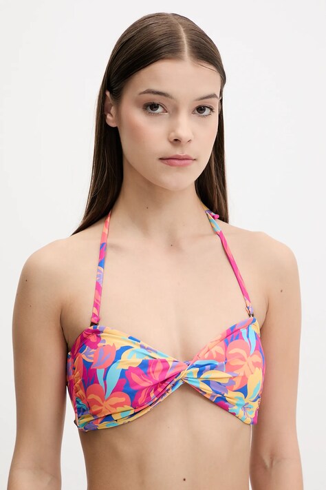 Rip Curl biustonosz kąpielowy ES VEDRA kolor żółty lekko usztywniona miseczka 0PPWSW