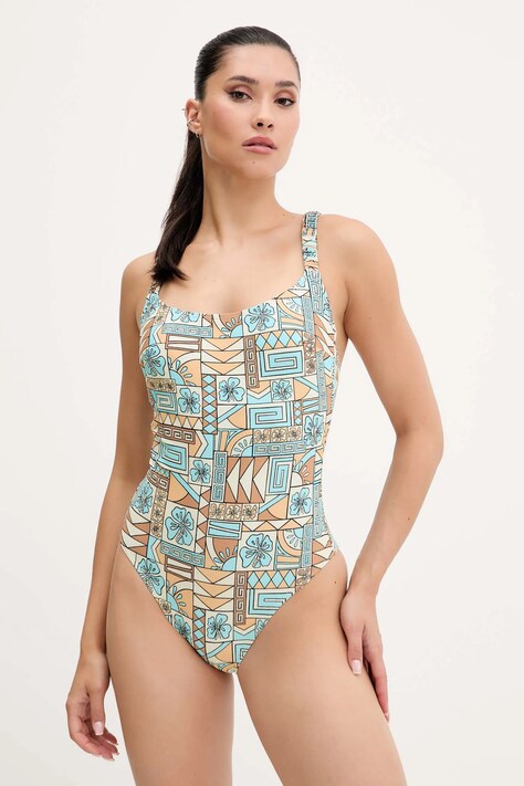 Rip Curl egyrészes fürdőruha bézs, puha kosaras, 0DUWSW