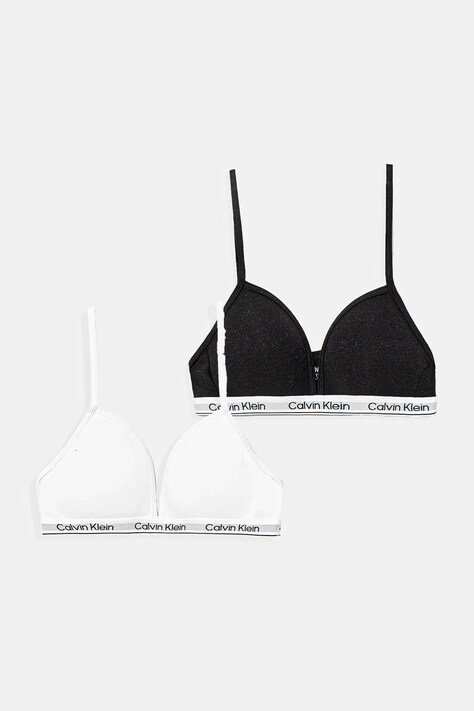 Calvin Klein Underwear sutien 2-pack culoarea negru, G80G800741