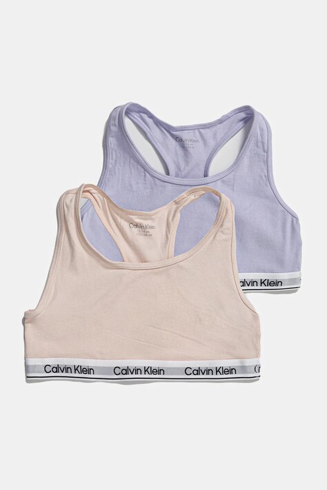 Дитячий бюстгальтер Calvin Klein Underwear 2-pack колір фіолетовий G80G800742