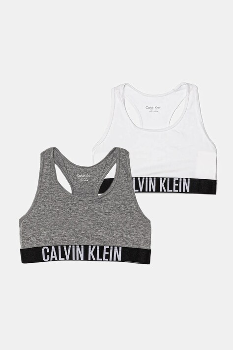 Dětská sportovní podprsenka Calvin Klein Underwear 2-pack bílá barva, G80G800744