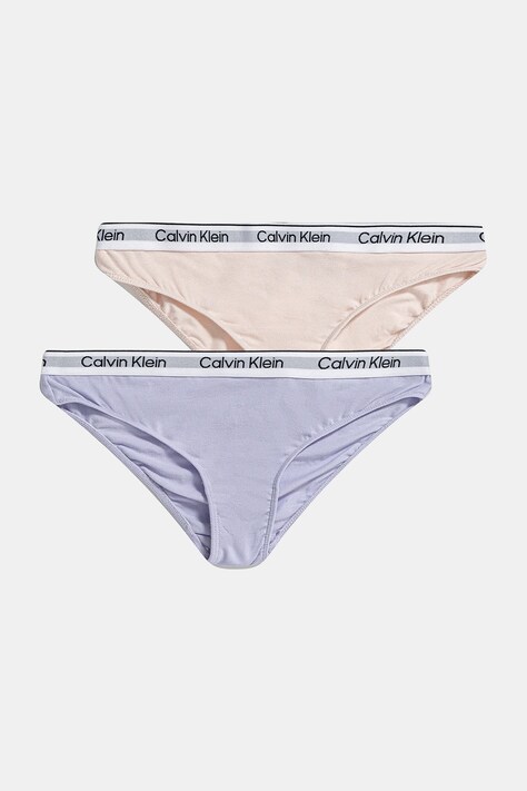 Dětské kalhotky Calvin Klein Underwear 2-pack fialová barva, G80G800726