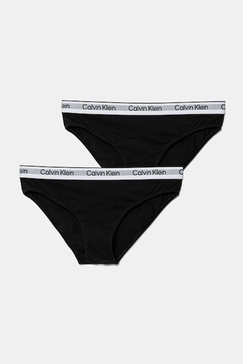 Detské nohavičky Calvin Klein Underwear 2-pak čierna farba, G80G800726