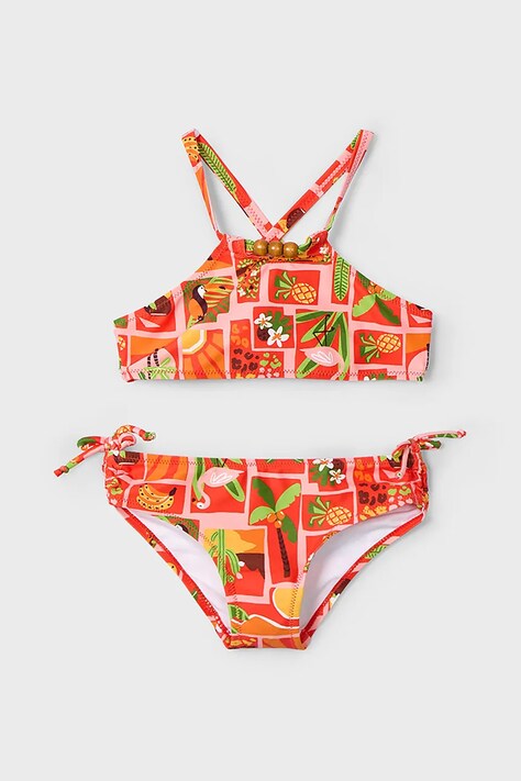 Mayoral costum de baie pentru copii din două piese culoarea portocaliu, 3715