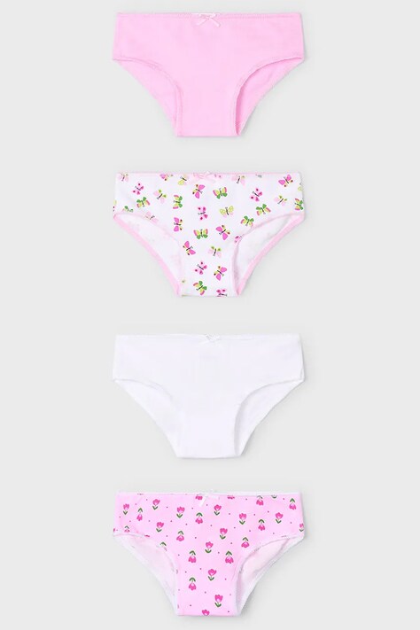 Детские трусы Mayoral 4 шт цвет розовый 10901