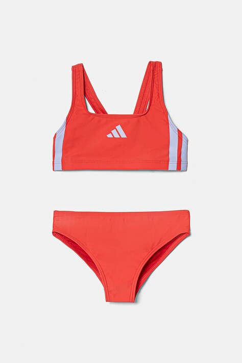 adidas Performance dwuczęściowy strój kąpielowy dziecięcy kolor czerwony JN6582