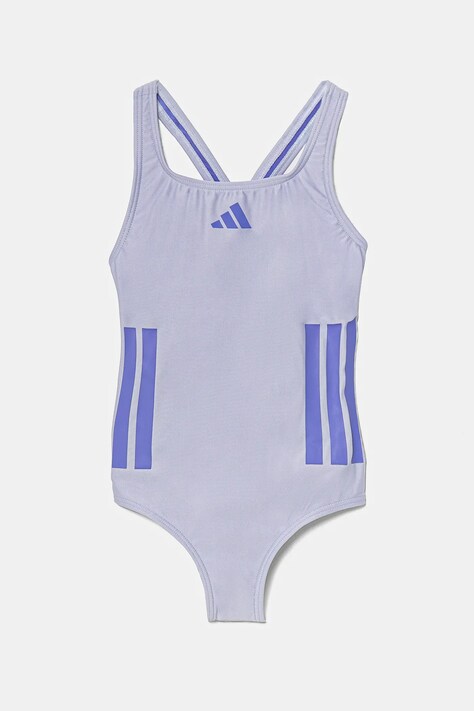 Jednodílné dětské plavky adidas Performance fialová barva, JN6588