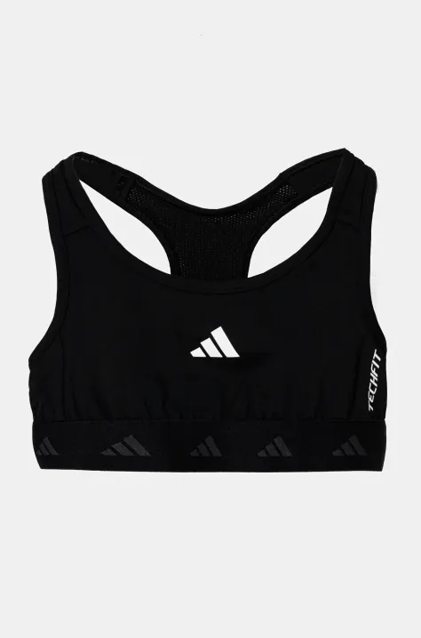 Detská podprsenka adidas čierna farba, IY0105