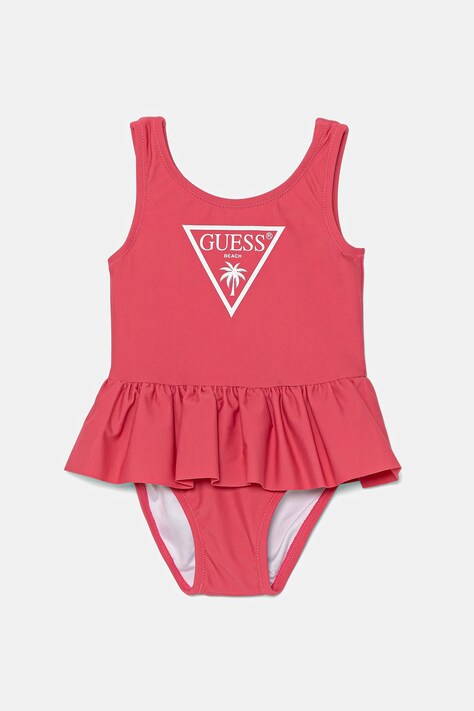 Guess costum de baie dintr-o bucată pentru bebeluși culoarea roz, A5GZ02 KCA60