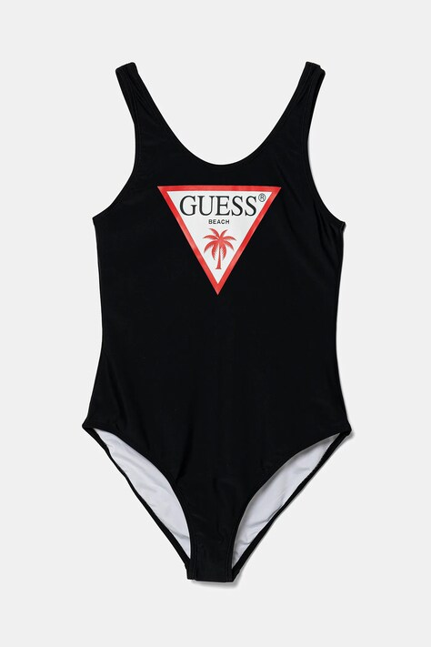 Guess costum de baie dintr-o bucată pentru copii culoarea negru, J5GZ48 KCA60