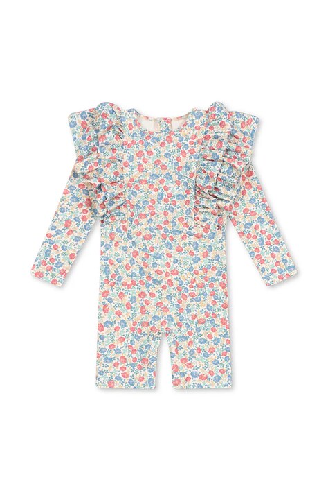 Konges Sløjd costum de baie pentru copii MANUCA FRILL ONESIE GRS KS102511