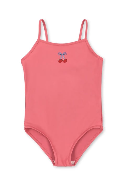 Konges Sløjd Jednoczęściowy strój kąpielowy dziecięcy MANON SWIMSUIT GRS kolor różowy KS102508